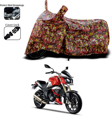 ANTHUB Two Wheeler Cover for Mahindra(Red)