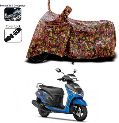 ANTHUB Two Wheeler Cover for Yamaha(Red)