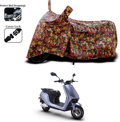 ANTHUB Two Wheeler Cover for Universal For Bike(Red)