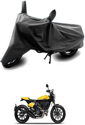 QualityBeast Two Wheeler Cover for Ducati(Scrambler, Grey)