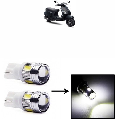 Vagary SOLID STRUCTUTE,STANDARD BASE SUPER BRIGHT PARKING/LICENSE PLATE LIGHT-180 Back Up Lamp Motorbike LED for Piaggio (12 V, 18 W)(Vespa LX 125, Pack of 2)