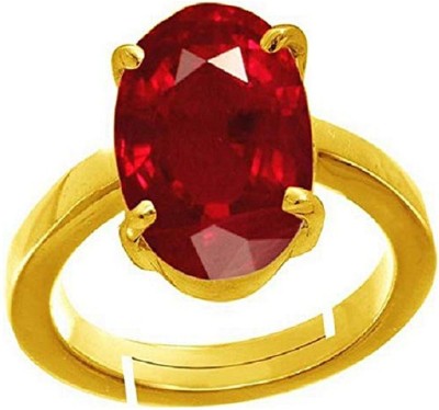 GALAXY ASTRO Stone Ruby Gold Plated Ring