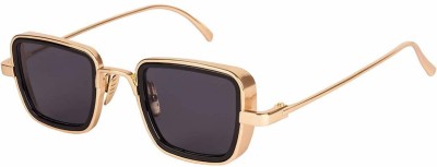 Freny Exim Retro Square, Wayfarer, Sports Sunglasses(For Men & Women, Golden)