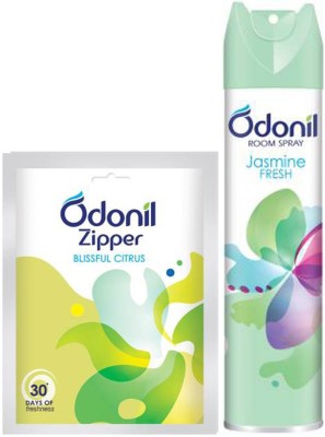 Odonil Citrus, Jasmine Spray, Blocks(2 x 81.5 g)