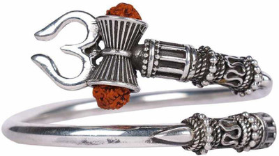 ruby collection Brass Silver Coated Kada