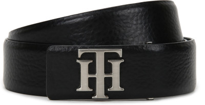 TOMMY HILFIGER Men Casual Black Genuine Leather Belt