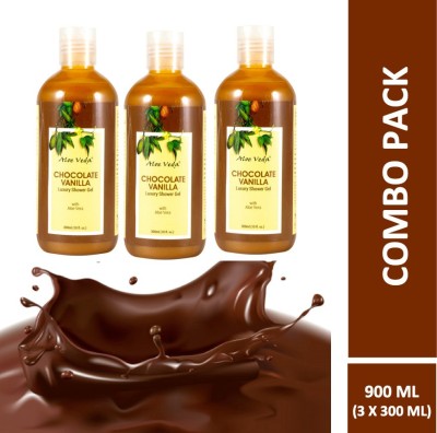 Aloe Veda Chocolate Vanilla Luxury Shower Gel(900 ml)