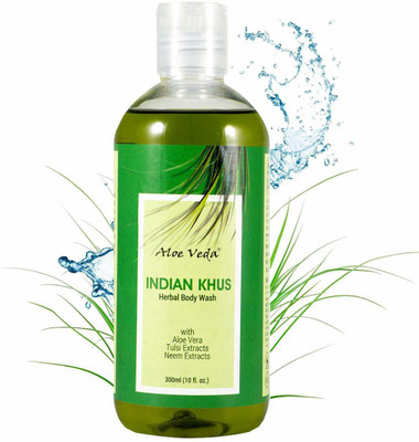 10% OFF on Aloe Veda Indian Khus Herbal Body Wash(300 ml)