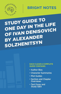 Study Guide to One Day in the Life of Ivan Denisovich by Alexander Solzhenitsyn(English, Paperback, unknown)