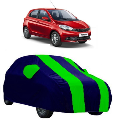AutoCover Car Cover For Tata Tiago (With Mirror Pockets)(Multicolor)