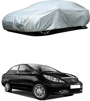 A+ RAIN PROOF Car Cover For Tata Manza (Without Mirror Pockets)(Silver)