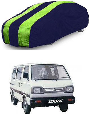 CoNNexXxionS Car Cover For Maruti Suzuki Omni (Without Mirror Pockets)(Blue, Green)