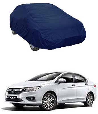 CoNNexXxionS Car Cover For Honda City ZX (Without Mirror Pockets)(Blue)