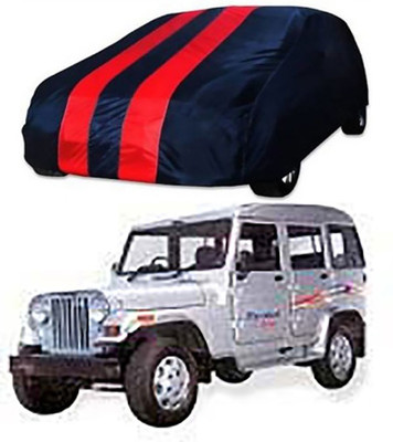 CoNNexXxionS Car Cover For Mahindra Marshal (Without Mirror Pockets)(Red, Blue)