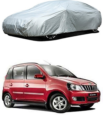 CoNNexXxionS Car Cover For Mahindra Quanto (Without Mirror Pockets)(Silver)