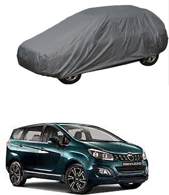 A+ RAIN PROOF Car Cover For Mahindra Marazzo (Without Mirror Pockets)(Grey)