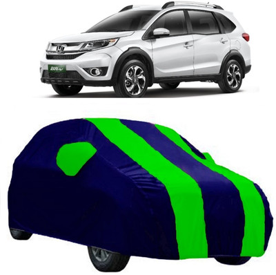 AutoCover Car Cover For Honda BRV (With Mirror Pockets)(Blue)