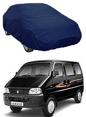 CoNNexXxionS Car Cover For Maruti Suzuki Eeco (Without Mirror Pockets)(Blue)