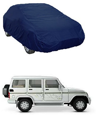 CoNNexXxionS Car Cover For Mahindra Bolero (Without Mirror Pockets)(Blue)