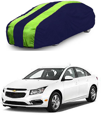 CoNNexXxionS Car Cover For Chevrolet Cruze (Without Mirror Pockets)(Blue, Green)