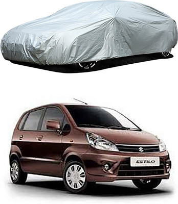CoNNexXxionS Car Cover For Maruti Suzuki Zen Estilo (Without Mirror Pockets)(Silver)
