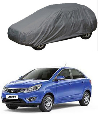 CoNNexXxionS Car Cover For Tata Zest (Without Mirror Pockets)(Grey)
