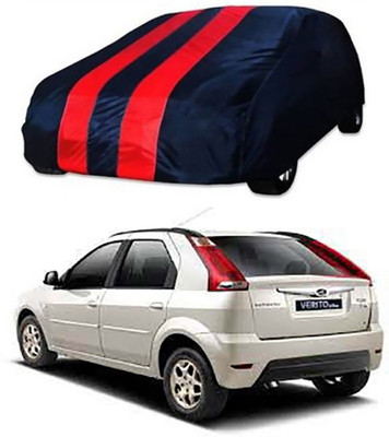CoNNexXxionS Car Cover For Mahindra Verito (Without Mirror Pockets)(Red, Blue)