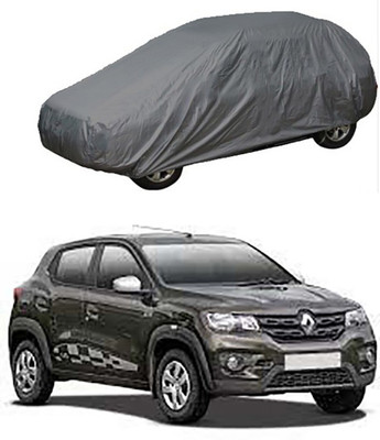 CoNNexXxionS Car Cover For Renault Kwid (Without Mirror Pockets)(Grey)