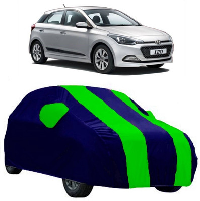 AutoCover Car Cover For Hyundai Elite i20 (With Mirror Pockets)(Multicolor)