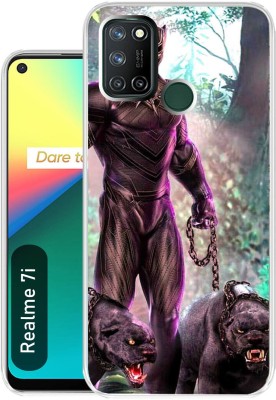 Case Club Back Cover for Realme 7i(Black, Grip Case, Silicon, Pack of: 1)