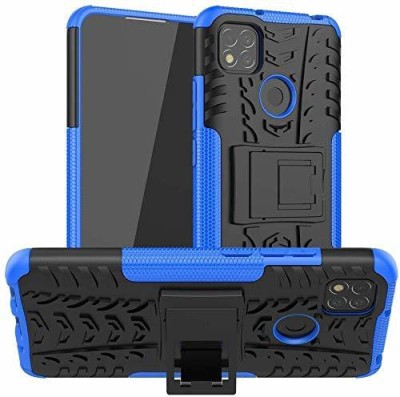 MOBIRUSH Back Cover for Xiaomi Poco C3(Blue, Rugged Armor, Pack of: 1)
