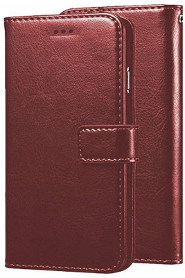 Zelfo Flip Cover for Oppo Reno 7 Pro (5G)(Brown, Pack of: 1)