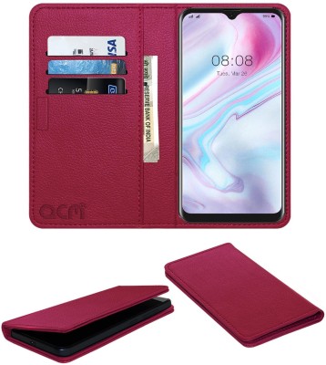 ACM Flip Cover for Blackzone Eluga 4G(Pink, Cases with Holder, Pack of: 1)