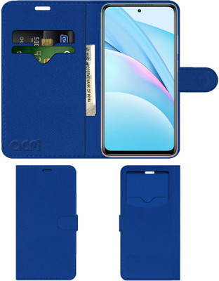 ACM Flip Cover for Xiaomi Mi 10T Lite 5G(Blue, Cases with Holder, Pack of: 1)