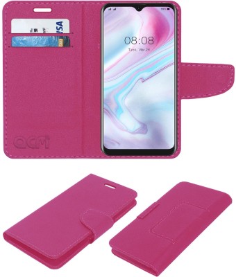 ACM Flip Cover for Blackzone Eluga 4G(Pink, Cases with Holder, Pack of: 1)