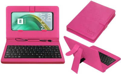 ACM Keyboard Case for Mi 10T Pro 5G(Pink, Cases with Holder, Pack of: 1)