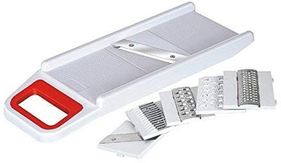 PATRANI FASHION Fruit Slicer Maker 6 in 1 Multipurpose SLICERS & GRATERS Vegetable & Fruit Slicer Scraper Crusher (White) Vegetable & Fruit Grater & Slicer(1 Chopper)