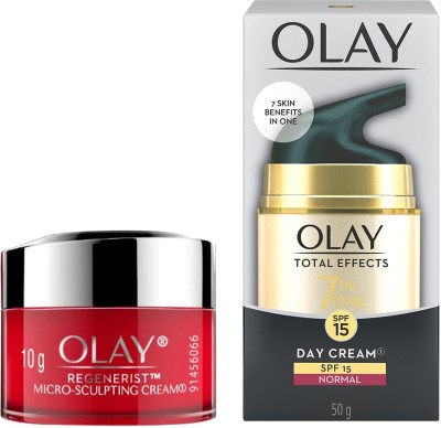Olay Total effects day cream plus regenerist 10g  (2 Items in the set)