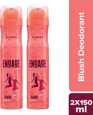 ENgAgE Blush Deodorant Spray - For Women (150 ml) Deodorant Spray  -  For Women(150 ml, Pack of 2)