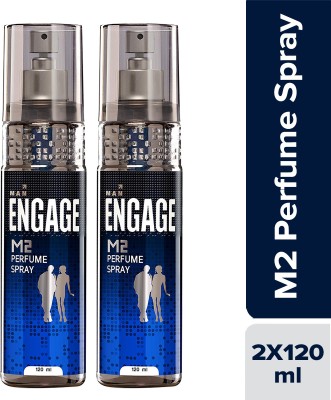 ENgAgE Perfume Body Spray - For Men(120 ml) Perfume Body Spray  -  For Men (120 ml, Pack of 2)