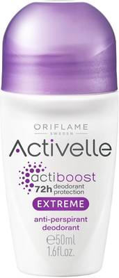 Oriflame Activelle Actiboost Extreme Anti-perspirant Roll-on Deodorant 72 hour protection (50 ml) Deodorant Roll-on  -  For Men & Women