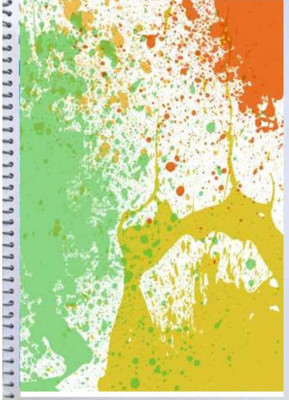 Resnic Plain page Notebook A4 (550 pages) A4 Notebook Unruled 549 Pages(Multicolor)