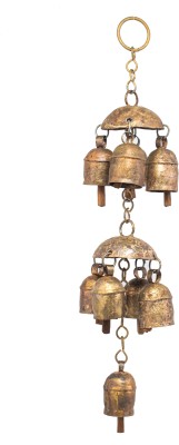 Ethnics of Kutch Zhummar - 9 Bells
3 Layer Cast Iron Cow Bell(Gold, Pack of 1)