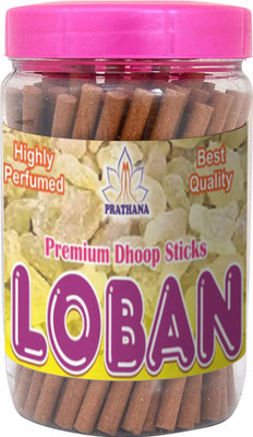 prarthana Loban Premium Dhoop Sticks Charcoal Free/Pollution Free, Box Pack Loban(75, Set of 1)