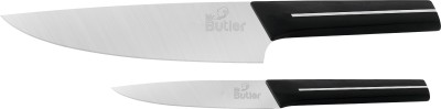 Mr. Butler 2 Pc Stainless Steel Knife Set Mr. Butler Kitchen Knife Set Combo, Stainless Steel, 2 Pc Set, Chef Knife and Utility Knife