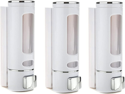 Aster ASTER Cylindrical Multi Purpose Wall Mounted Liquid Soap/Shampoo/Hand Wash/Lotion/Conditioner/Sanitizer/Gel Dispenser for Home, Office Bathroom & Kitchen Sink(350 ml, ABS, White Color) (Pack of 3) 350 ml Gel, Liquid, Lotion, Foam, Conditioner, Soap, Shampoo Dispenser(White) deal from flipkart Aster ASTER Cylindrical Multi Purpose Wall Mounted Liquid Soap/Shampoo/Hand Wash/Lotion/Conditioner/Sanitizer/Gel Dispenser for Home, Office Bathroom & Kitchen Sink(350 ml, ABS, White Color) (Pack of 3) 350 ml Gel, Liquid, Lotion, Foam, Conditioner, Soap, Shampoo Dispenser(White) deal from flipkart
