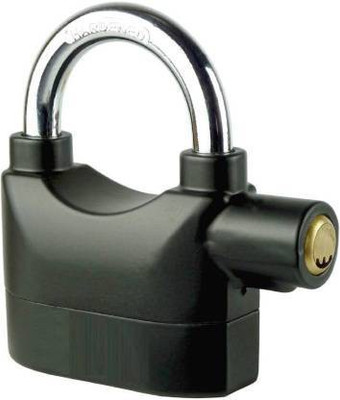 Eopzo Alarm Lock for Anti Theft Motion Sensor Hard Lock - 1 Pc Padlock (Black) Padlock(Black)