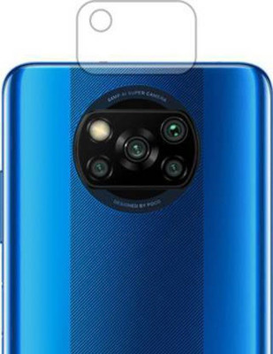 DAFFIN Back Camera Lens Glass Protector for Poco X3(Pack of: 1)