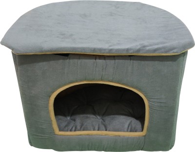 Hiputee Elegant Durable Foam Velvet D Shape Toy Dogs Pet Cat Bed House Hut Cat, Dog, Tortoise House