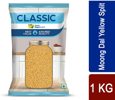 Classic Yellow Moong Dal (Split) by Flipkart Grocery(1 kg)